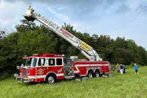 Skydiver Rescue In Bucks County (PHOTOS)