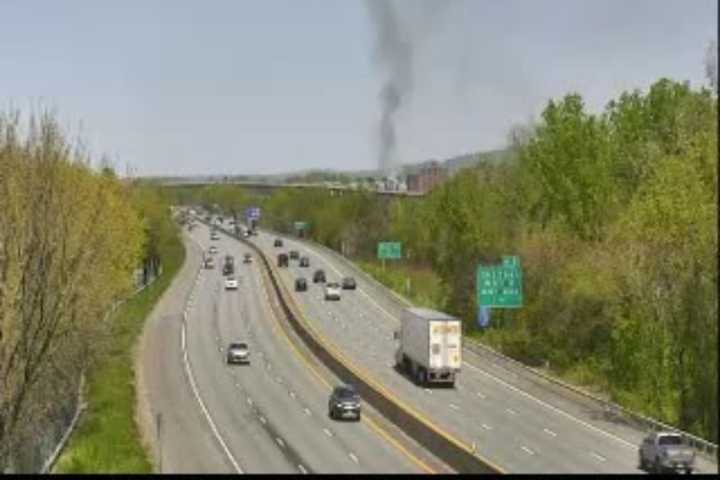 Massive Fire Burning At Apartment Complex In Capital District