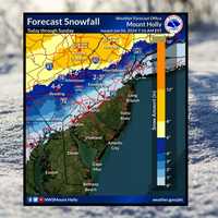 Snow Predictions Increase From National Weather Service For Parts Of NJ, PA (TIMING)