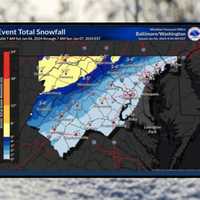 New Snowfall Predictions Released For Mid-Atlantic, Worst Of Storm Yet To Come: Weather Service