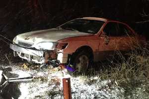 Man Rescued From Lexus Stuck In Hillburn Embankment