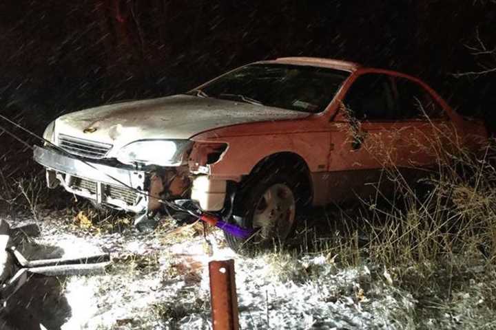 Man Rescued From Lexus Stuck In Hillburn Embankment