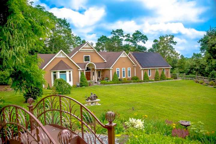 Solar panels on a home.