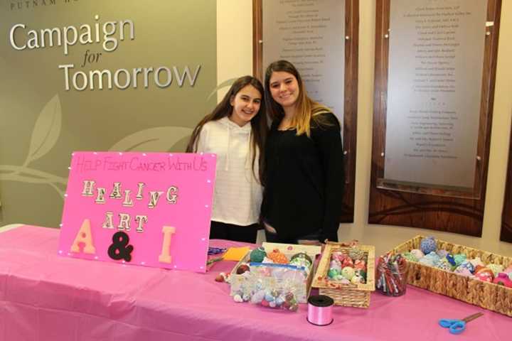 Somers High School Students' Holiday Crafts Benefit Putnam Hospital Center