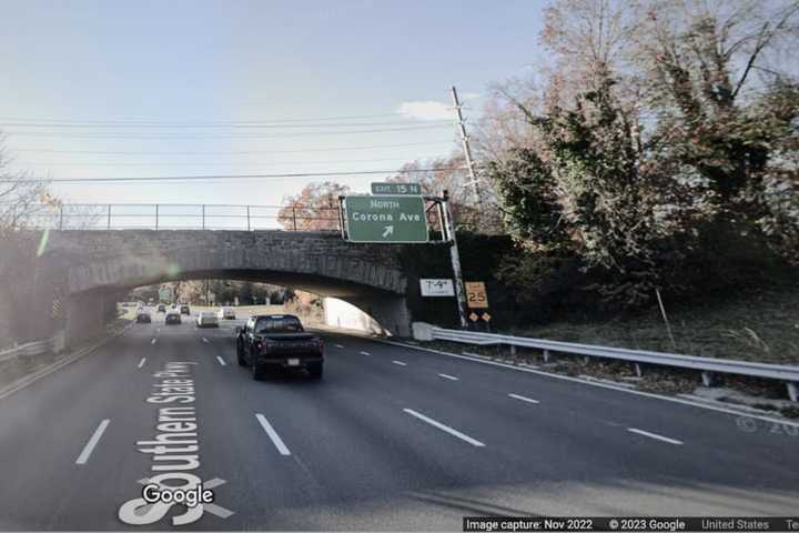 A man was left dead on the side of the Southern State Parkway near exit 15 after an early-morning hit-and-run, police announced.