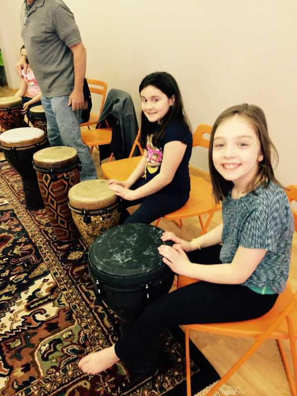 Kids Drum For Self Expression At Paramus Gathering