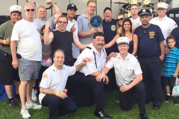 Spring Valley Police Tackle Fire Department In Flag Football Benefit