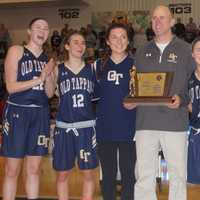 <p>The Northern Valley/Old Tappan girls basketball team won the NJSIAA Group 3 title by beating Middletown South.</p>