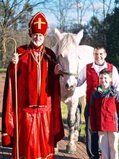 St. Nicholas Visits New City's Historic Jacob Blauvelt House