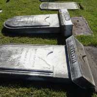 <p>50 or so headstones, some more than 100 years old, were toppled in a Wyckoff cemetery.</p>