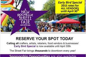 New Rochelle Street Fair Offers Early Bird Specials To Vendors