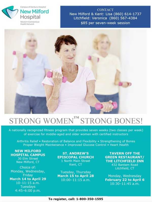 New Milford Hospital Has 'Strong Women Strong Bones' Fitness Programs