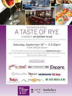 Julia B. Fee Sotheby’s Intl. Realty, My Sisters' Place Host Taste Of Rye