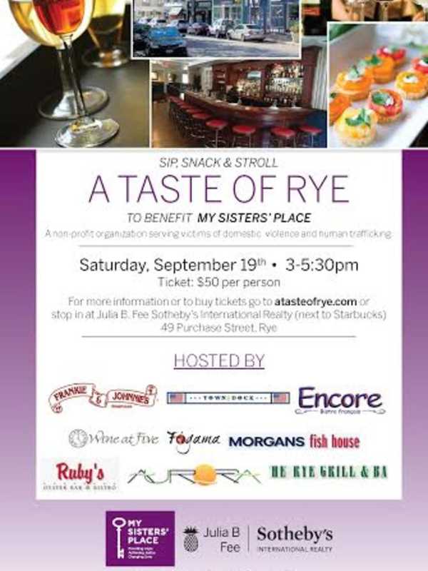 Julia B. Fee Sotheby’s Intl. Realty, My Sisters' Place Host Taste Of Rye