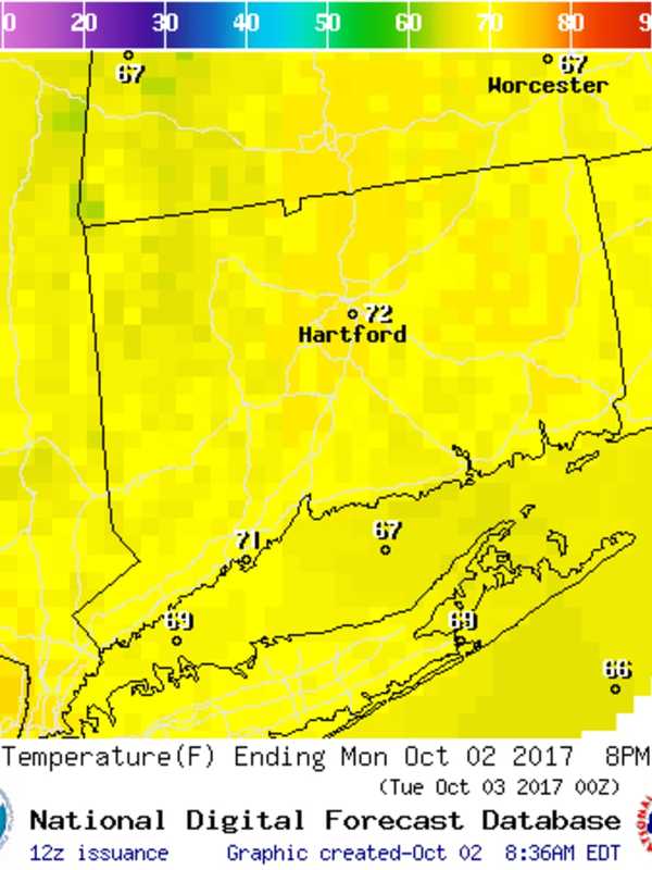 Temps To Gradually Rise Into 80s During Sunny Week In Shelton