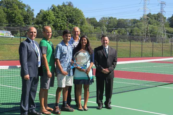 Yorktown Schools Show Off Renovated Tennis Courts