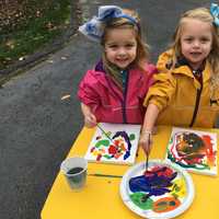 <p>Twins Harper and Sophie create artwork at the Tiny Miracles Foundation&#x27;s World Prematurity Day event.</p>