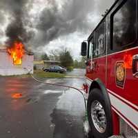 Trailer Catches Fire In Bensalem, One Taken To Hospital: Officials