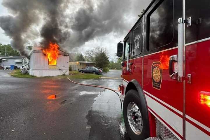 Trailer Catches Fire In Bensalem, One Taken To Hospital: Officials