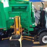 <p>The truck&#x27;s arm does all the lifting.</p>