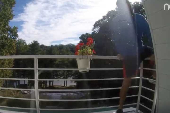 Trumbull Police Seek Burglar Who Climbed Up Second Story Balcony