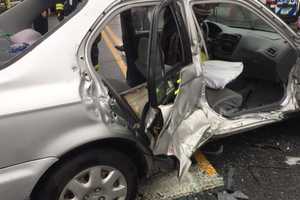 Trumbull Fire Crews Extricate Motorists After Three-Car Crash