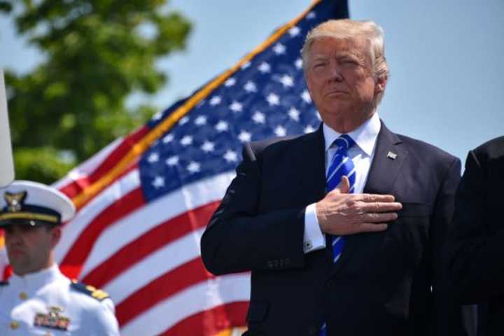 Former President Donald Trump Makes Surprise Return To DC On 9/11