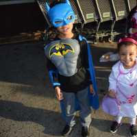 <p>Trick-or-treaters are ready to the aisles in Stew Leonard&#x27;s in Danbury. </p>