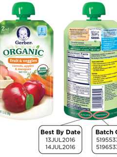 Gerber Recalls Baby Food Products