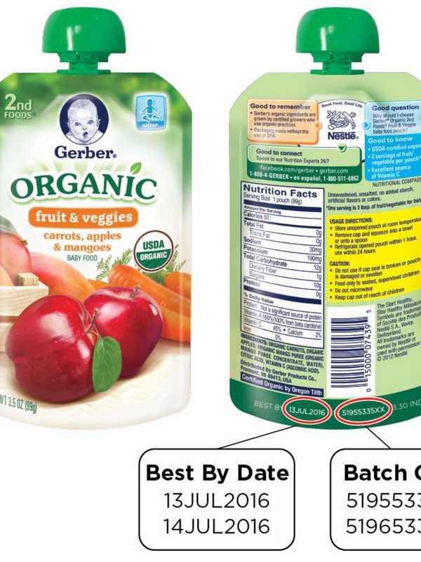Gerber Recalls Baby Food Products