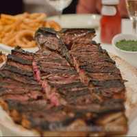 <p>Meats have a special seasoning at Allendale Steakhouse in Allendale.</p>