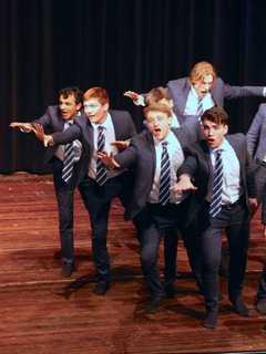 British Singers Out Of The Blue Perform In New Rochelle