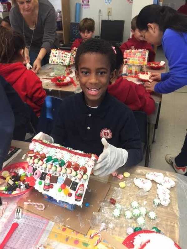 Second Graders At Chapel School Build Candy Houses