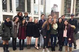 Bronxville High Chorus Students Get Behind-The-Scenes Tour of Opera House