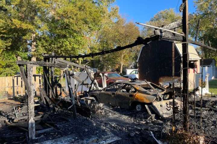 Trespasser Intentionally Sets Blaze That Destroys Maryland Garage, Volvo: Fire Marshal