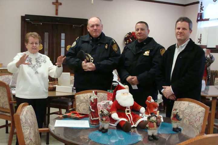 Dominican Sisters Of Blauvelt Present Orangetown Police With Prayer Cards