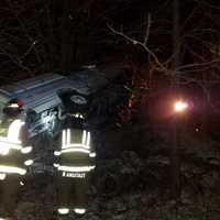 <p>The Putnam Valley Fire Department was busy responding to the crash on an early Monday morning on the Taconic Parkway.</p>