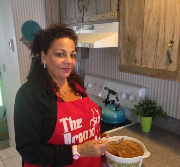 Virginia Vaccaro in her Mahopac kitchen.