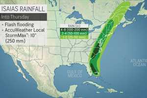 Storm Watch: Here Are Brand-New Rainfall Amount/Wind Strength Projections For Isaias