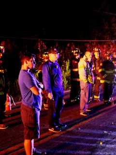 Police Investigate Overnight Rollover Crash In Mahopac