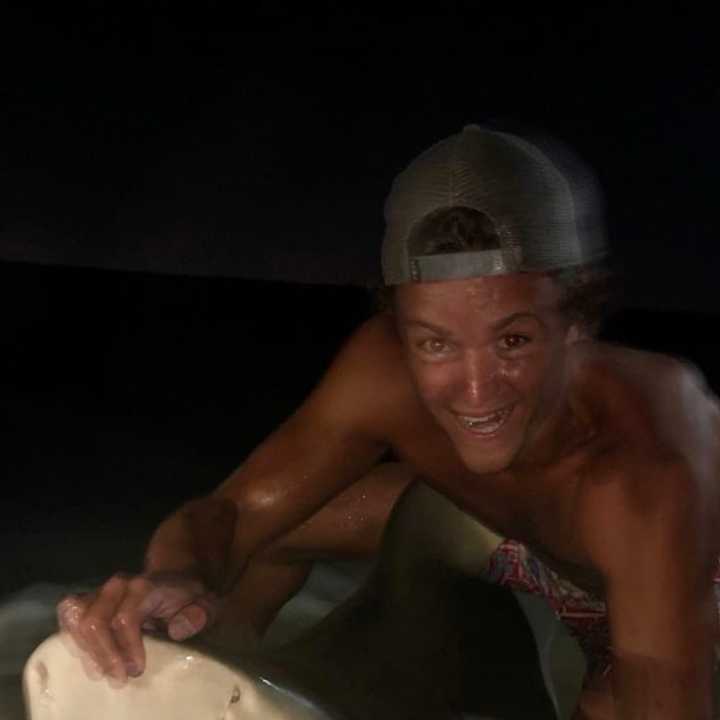 A massive bull shark was caught off a Long Beach coast earlier this month by a Manhasset man.