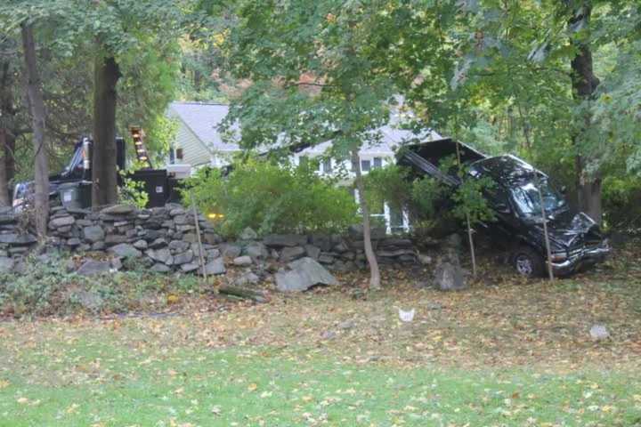 Person Hospitalized After Car Crashes Into Trees In Putnam