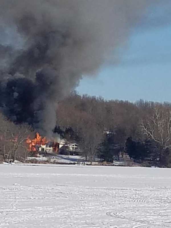 Family Displaced In Three-Alarm Fire At Estate In Clinton Corners