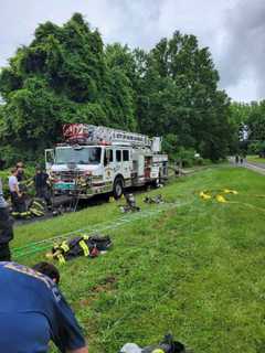 Homeowner Hospitalized In Maryland After House Fire Breaks Out