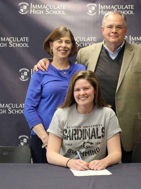 Two Athletes At Danbury's Immaculate High Sign Letters Of Intent