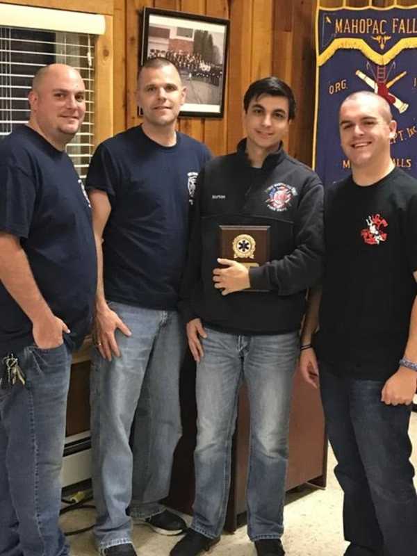 Mahopac Falls Firefighter Kevin Norton Receives Lifesaving Award