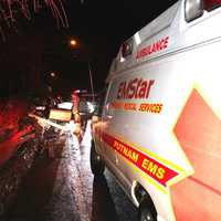 <p>First responders transported the driver to a local hospital with minor injuries.</p>