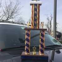 <p>Clarkstown&#x27;s K9 Taz and his handler brought home the first place trophy in the United States Police Canine Association Region 7 Narcotics Certification.</p>