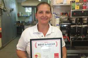 Fair Lawn's River Road Hot Bagels Receives DVlicious 'Best Bagel' Award