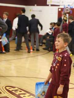 Iona Prep Students Savor 'Happy Birthday Jesus' Celebration